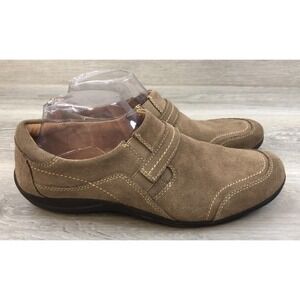 Naturalizer Women's Loafer Brown Leather 10 Slip-On Comfort Casual Comfort Shoes